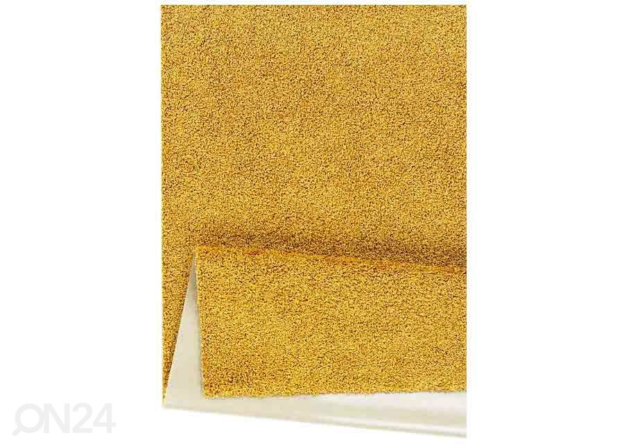 Narma pitkäkarvainen matto Spice™ keltainen 67x133 cm kuvasuurennos