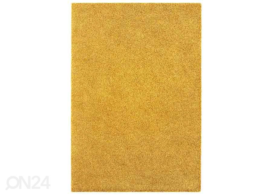 Narma pitkäkarvainen matto Spice™ keltainen 67x133 cm kuvasuurennos