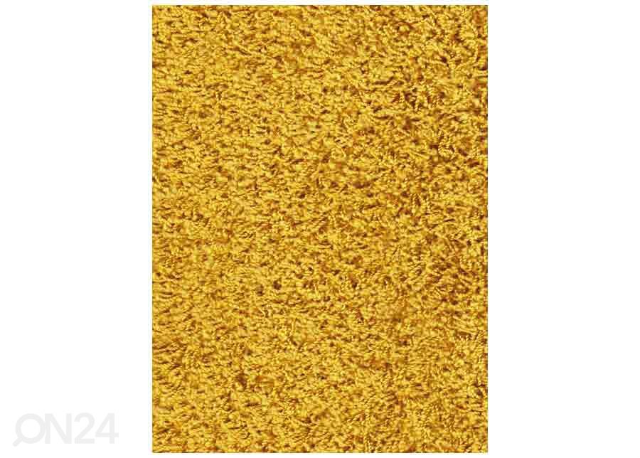 Narma pitkäkarvainen matto Spice™ keltainen pyöreä Ø 133 cm kuvasuurennos