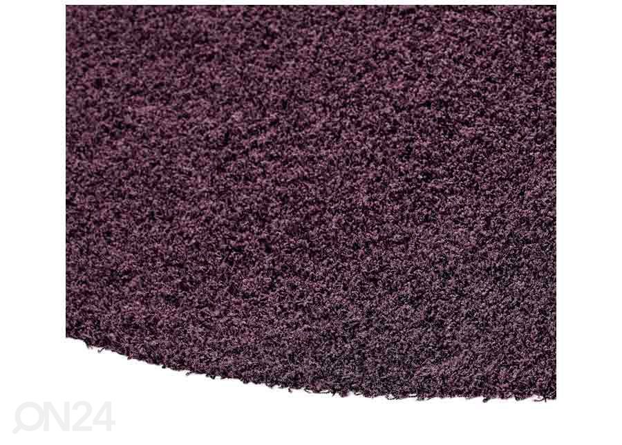 Narma pitkäkarvainen matto Spice™ luumu pyöreä Ø 133 cm kuvasuurennos