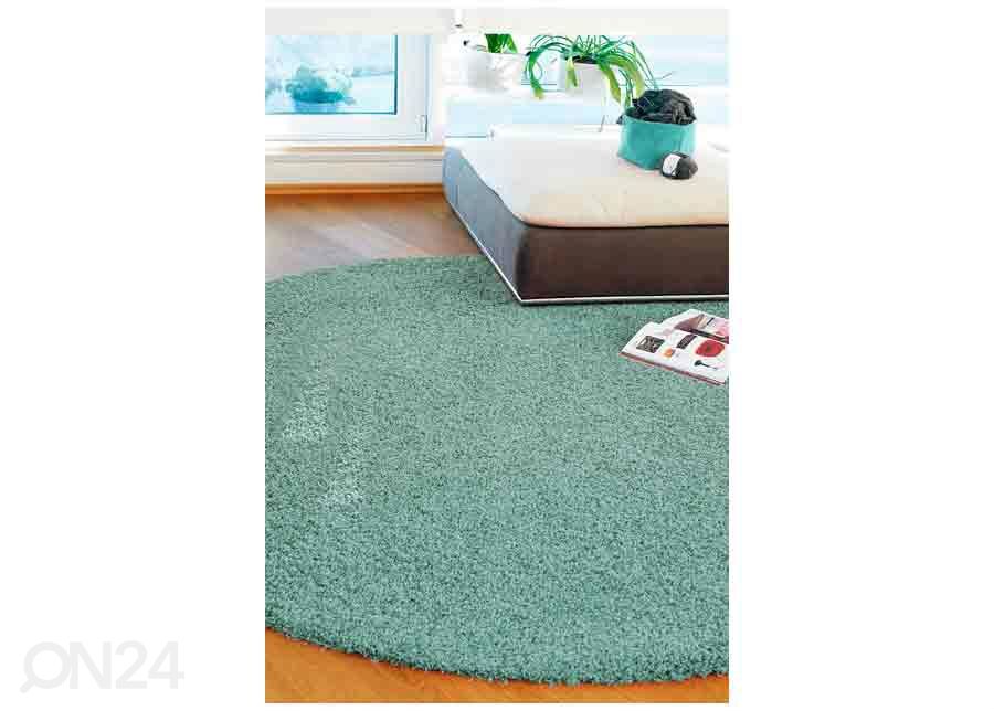 Narma pitkäkarvainen matto Spice™ minttu 160x240 cm kuvasuurennos