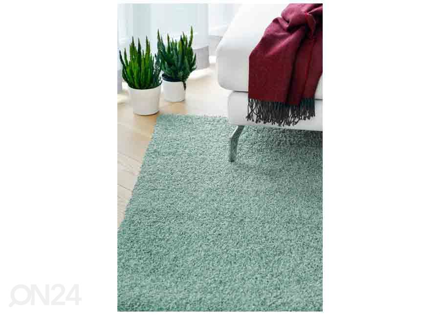Narma pitkäkarvainen matto Spice™ minttu 160x240 cm kuvasuurennos