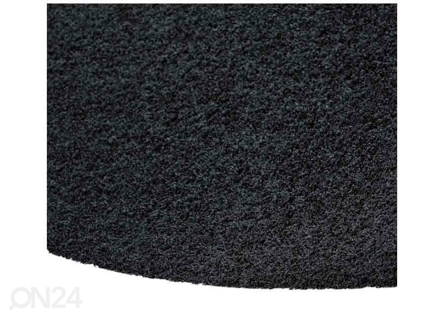 Narma pitkäkarvainen matto Spice™ musta pyöreä Ø 133 cm kuvasuurennos