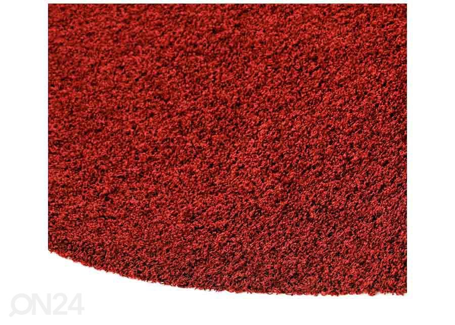 Narma pitkäkarvainen matto Spice™ punainen pyöreä Ø 133 cm kuvasuurennos