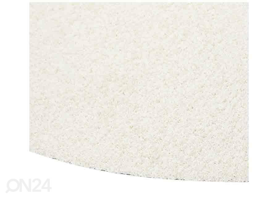Narma pitkäkarvainen matto Spice™ valkoinen pyöreä Ø 133 cm kuvasuurennos