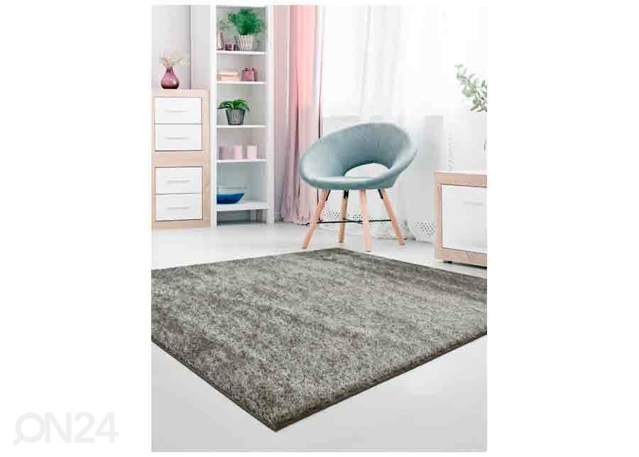 Narma pitkänukkainen matto Sky harmaa 80x150 cm kuvasuurennos
