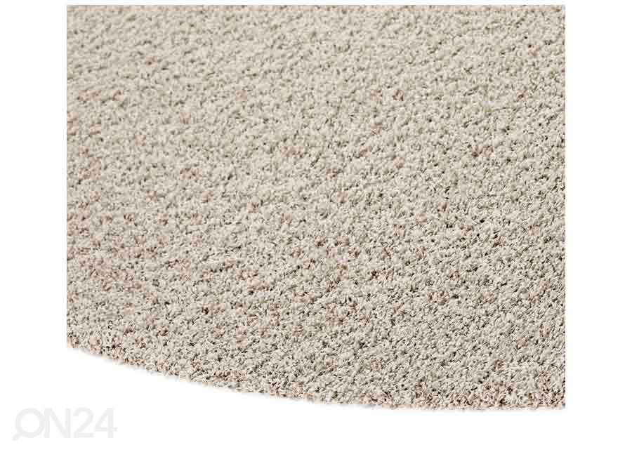 Narma pitkänukkainen matto Spice™ beige pyöreä Ø 133 cm kuvasuurennos