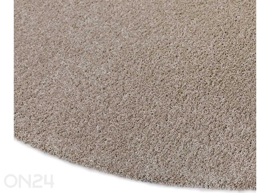 Narma röyhelöinen tuftattu matto Sweet™ beige pyöreä Ø 133 cm kuvasuurennos