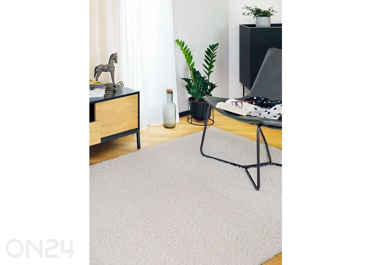 Narma röyhelöinen tuftattu matto Sweet™ salt 67x133 cm kuvasuurennos