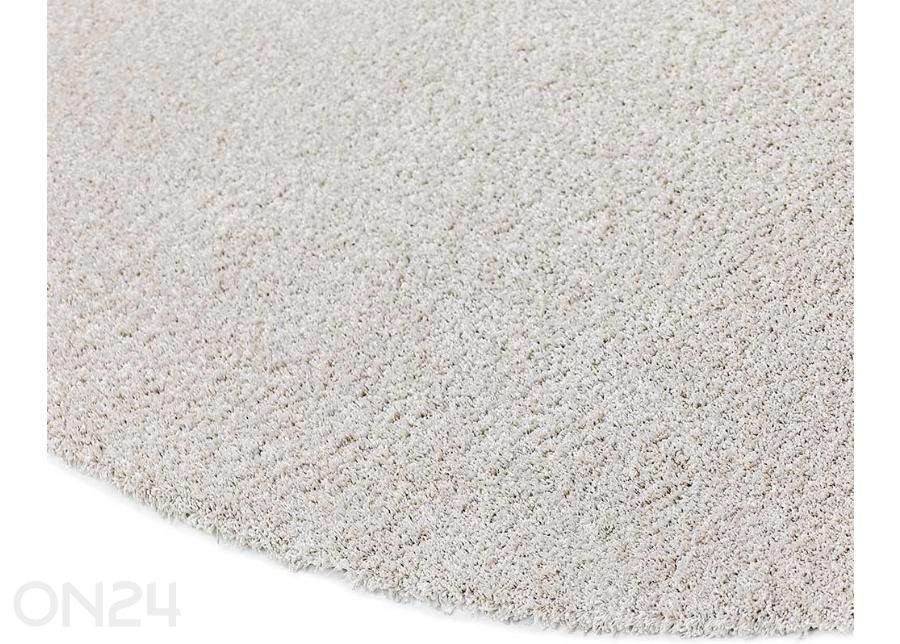 Narma röyhelöinen tuftattu matto Sweet™ salt pyöreä Ø 133 cm kuvasuurennos