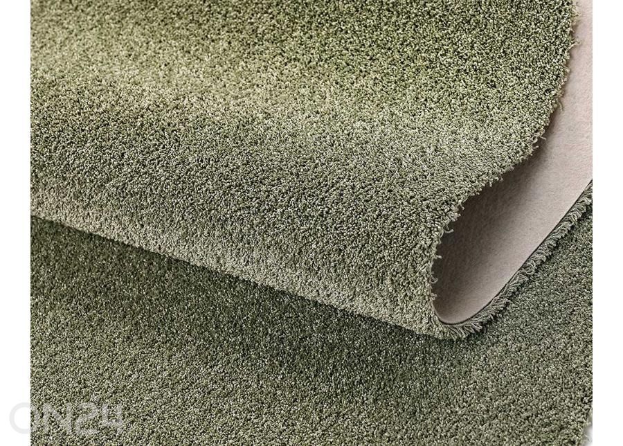 Narma röyhelöinen tuftattu matto Sweet™ vihreä pyöreä Ø 200 cm kuvasuurennos