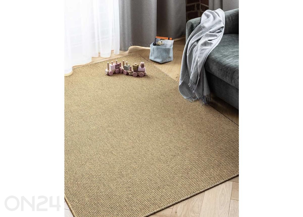 Narma sidosmatto Brooklyn™ gold pyöreä Ø 160 cm kuvasuurennos