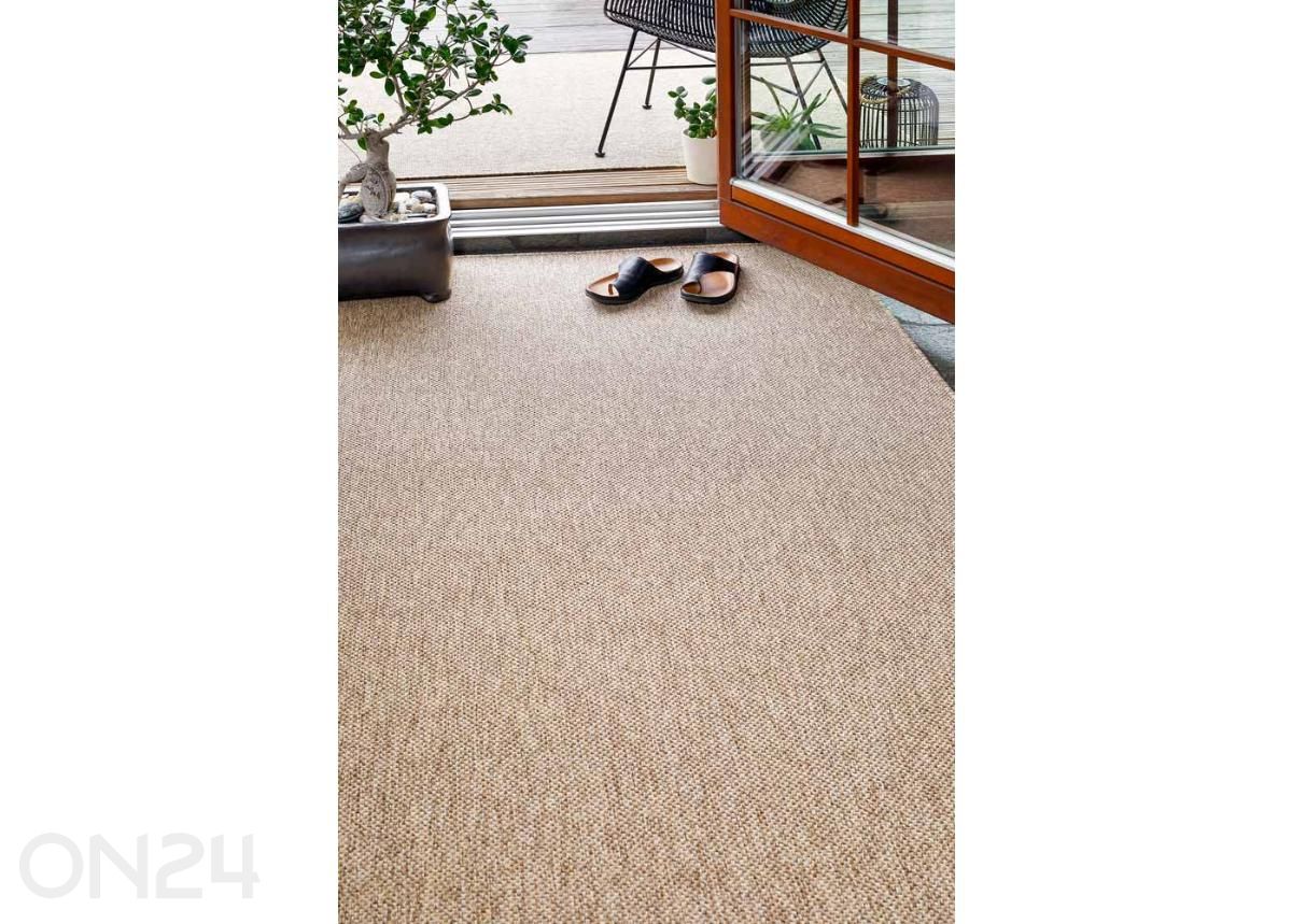 Narma sidosmatto Vagabond™ beige pyöreä Ø 160 cm kuvasuurennos