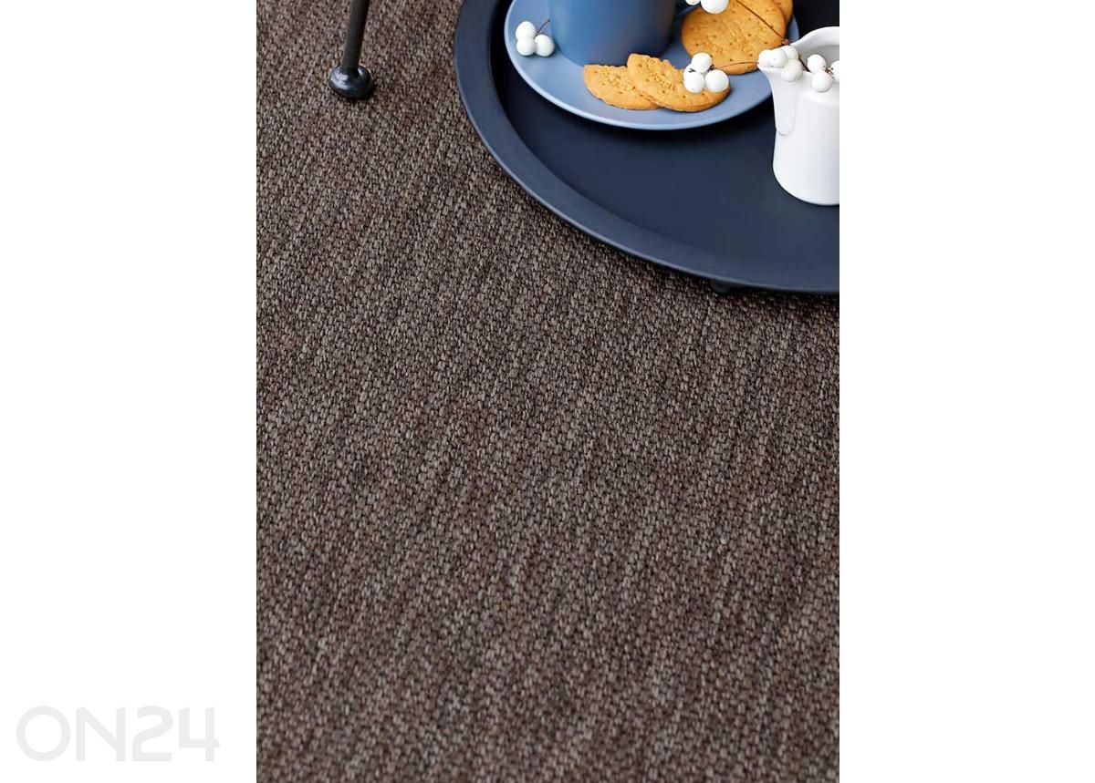 Narma sidosmatto Vagabond™ brown pyöreä Ø 160 cm kuvasuurennos