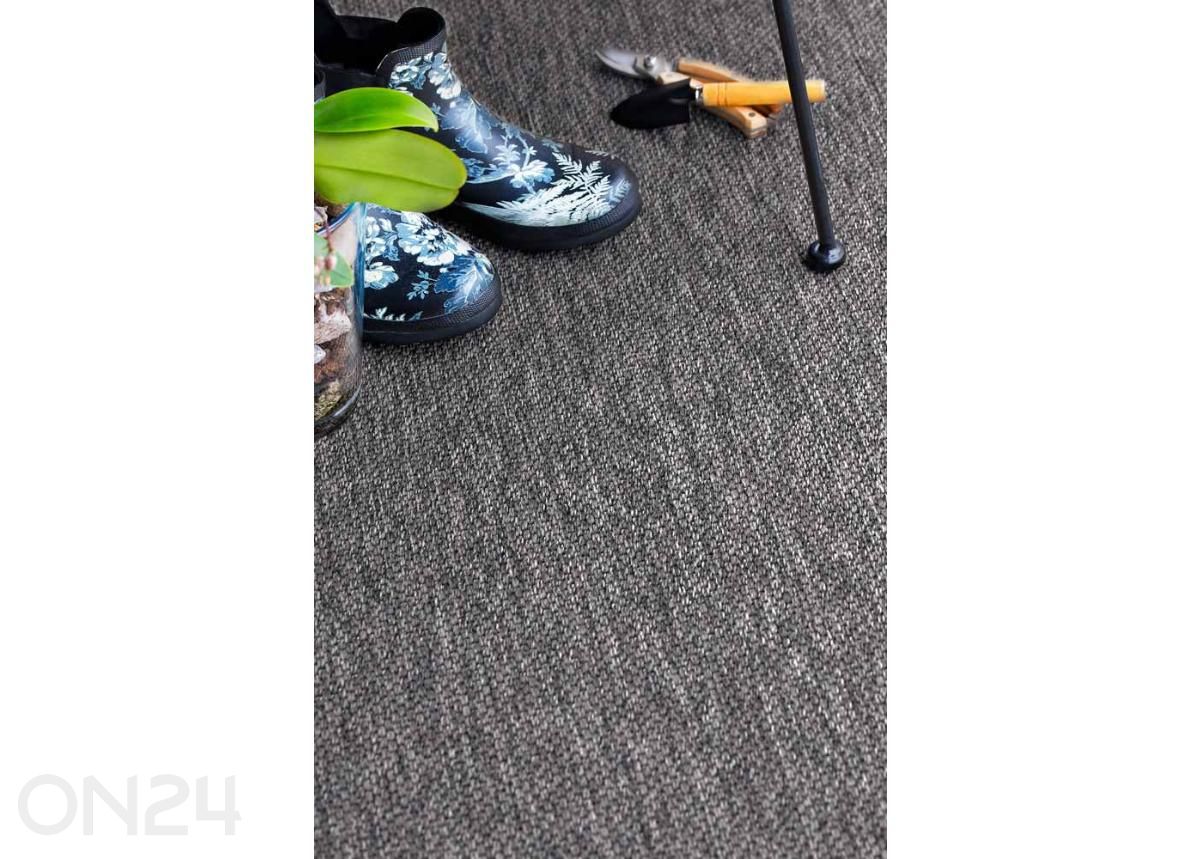 Narma sidosmatto Vagabond™ harmaa pyöreä Ø 200 cm kuvasuurennos