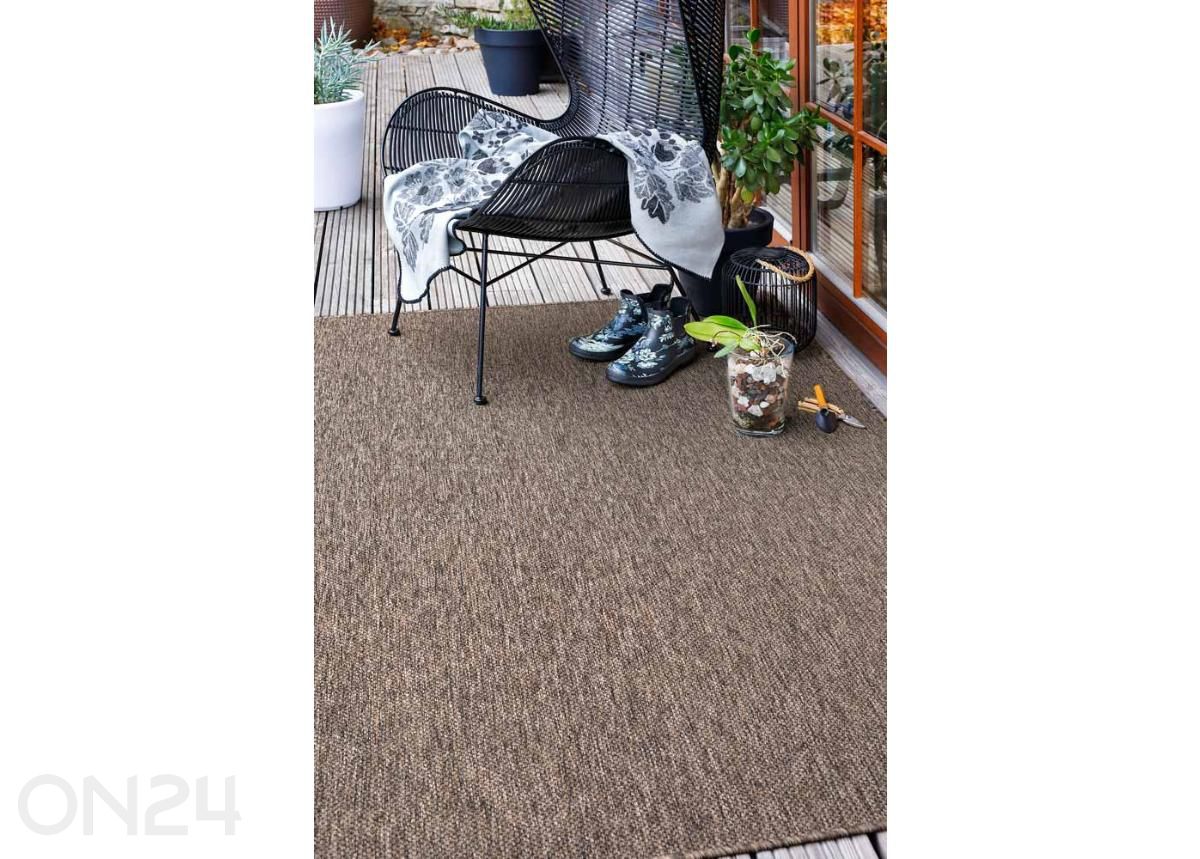Narma sidosmatto Vagabond™ khaki pyöreä Ø 160 cm kuvasuurennos
