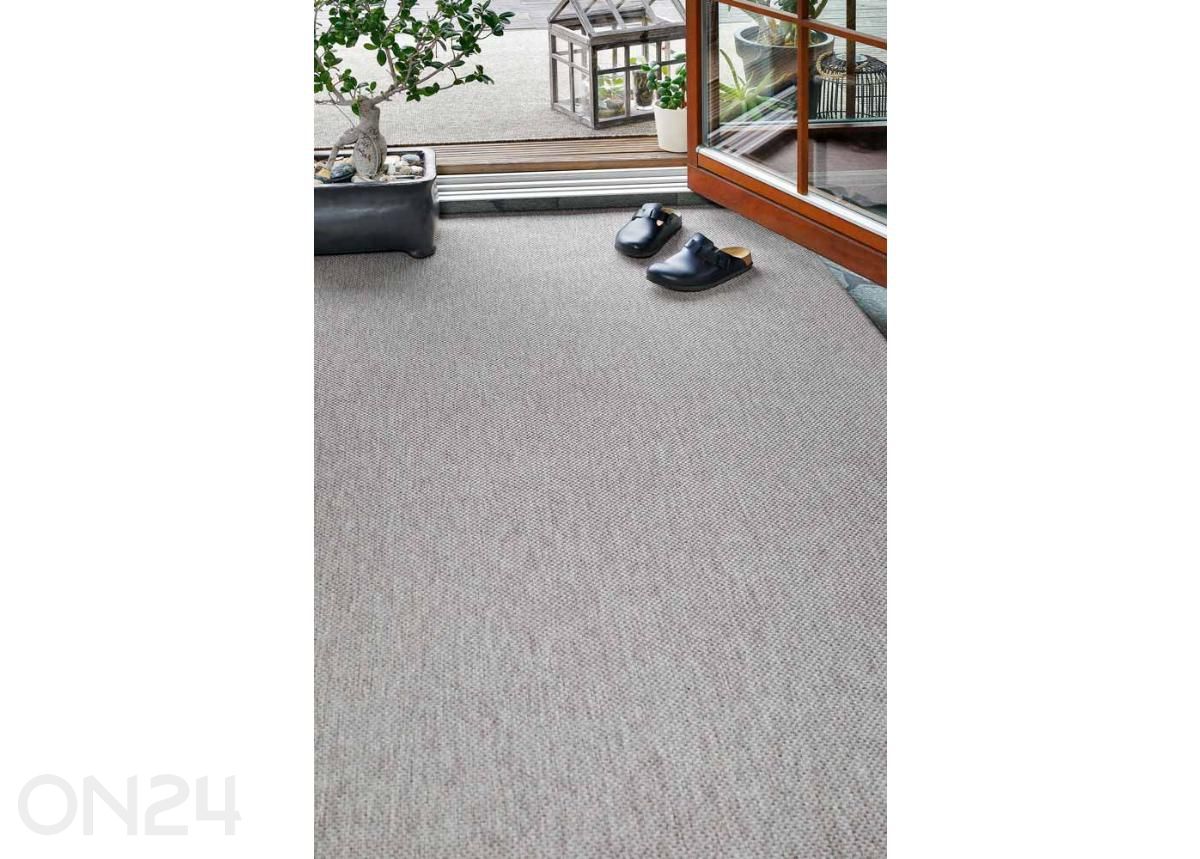 Narma sidosmatto Vagabond™ silver pyöreä Ø 160 cm kuvasuurennos