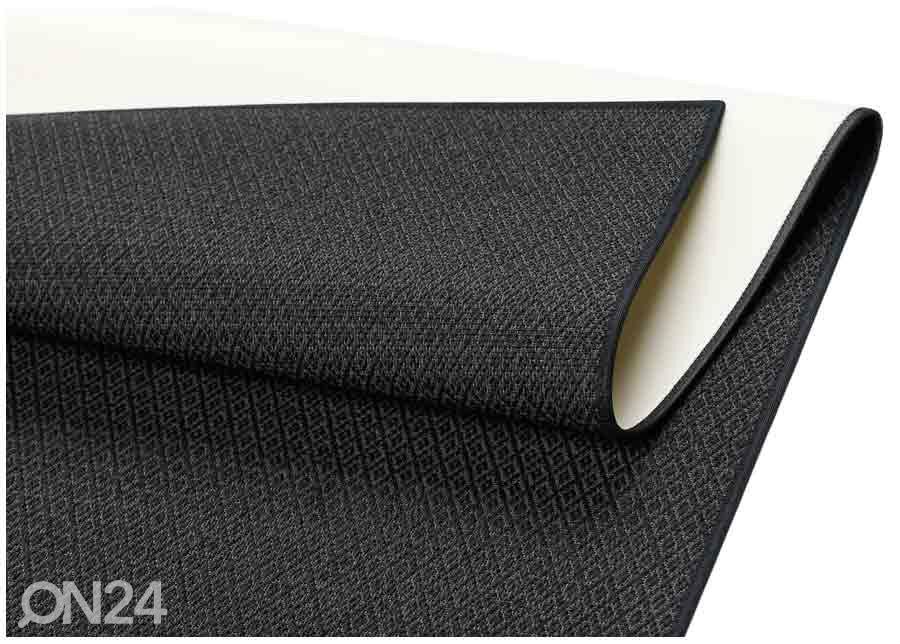 Narma sileäkudosmatto Bello™ black 160x240 cm kuvasuurennos
