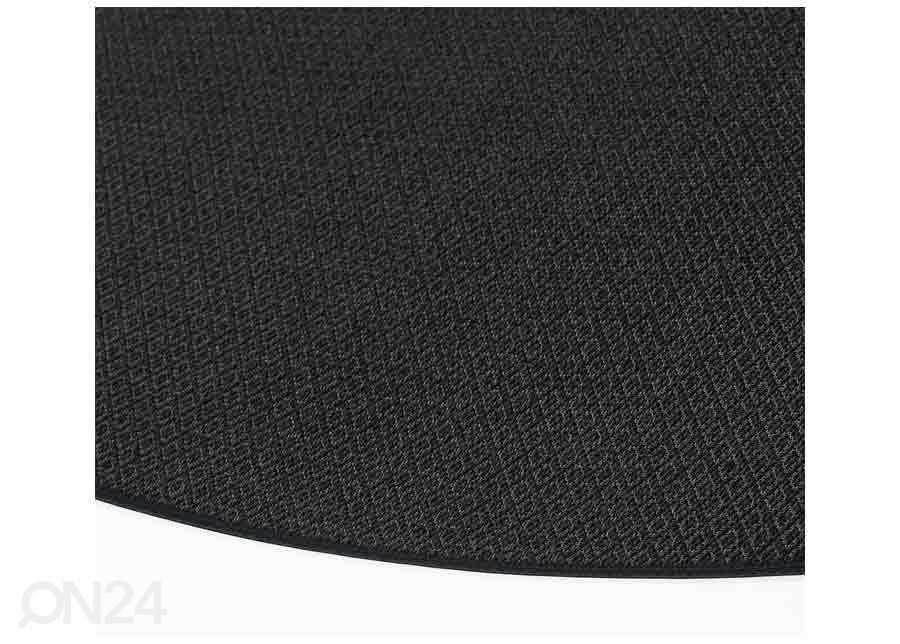 Narma sileäkudosmatto Bello™ black pyöreä Ø 160 cm kuvasuurennos