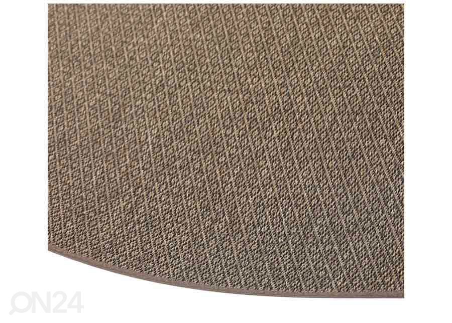 Narma sileäkudosmatto Bello™ brown pyöreä Ø 160 cm kuvasuurennos
