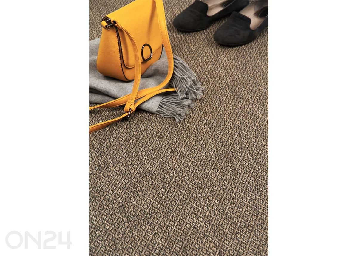 Narma sileäkudosmatto Bello™ brown pyöreä Ø 160 cm kuvasuurennos