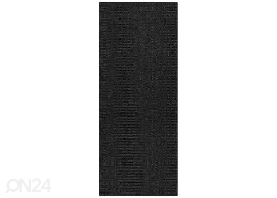 Narma sileäkudosmatto Bello™, musta 133x200 cm kuvasuurennos