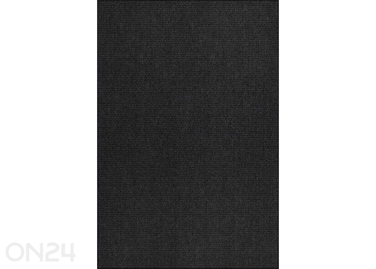Narma sileäkudosmatto Bello™, musta 133x200 cm kuvasuurennos