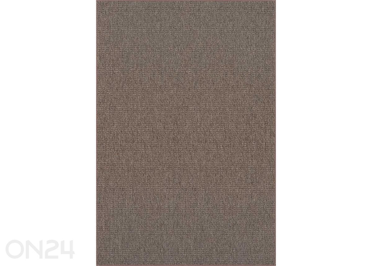 Narma sileäkudosmatto Bello™, ruskea 80x300 cm kuvasuurennos