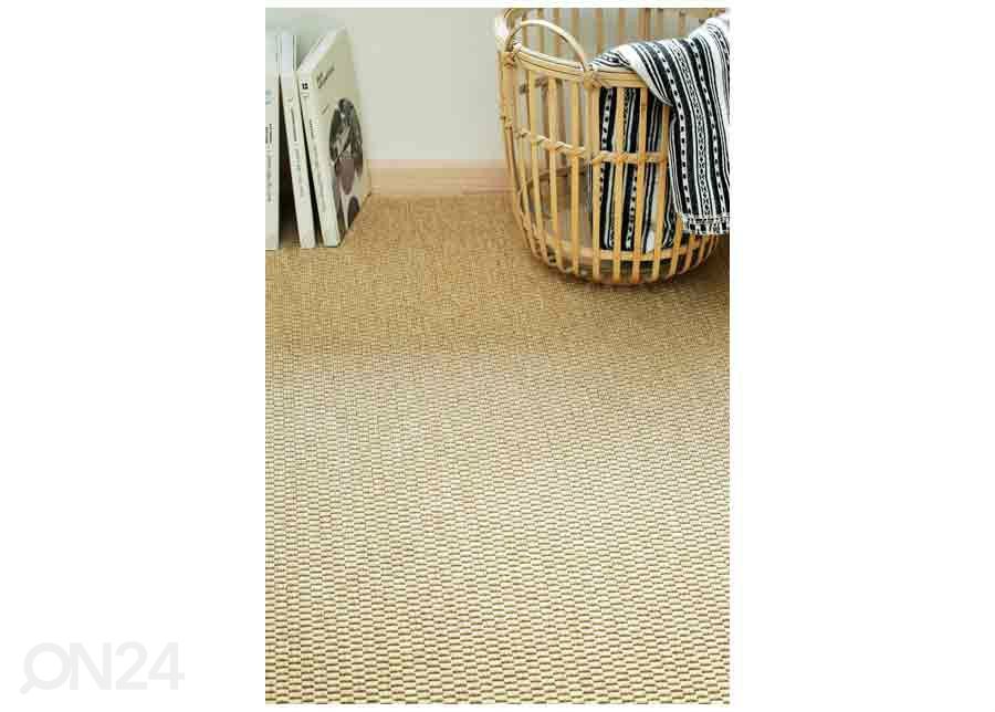 Narma sileäkudosmatto Bono™ beige, pyöreä Ø 160 cm kuvasuurennos
