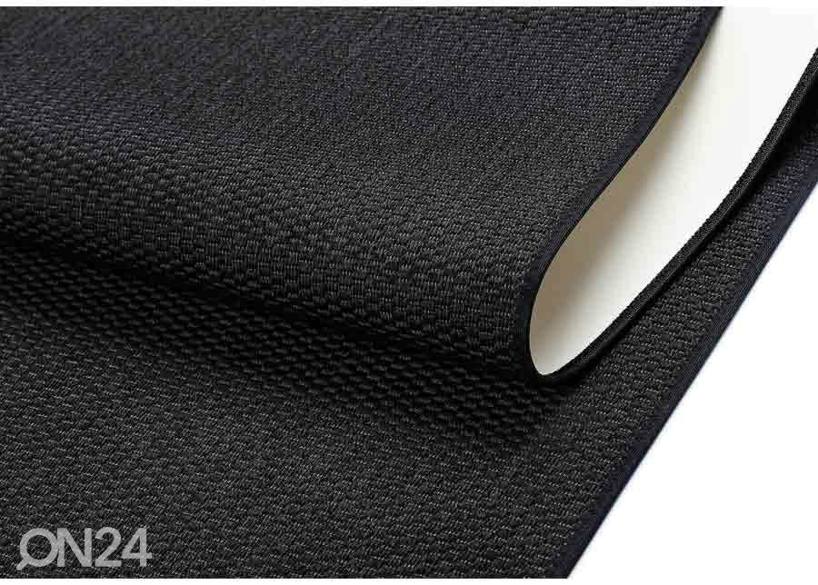 Narma sileäkudosmatto Bono™ black pyöreä Ø 160 cm kuvasuurennos