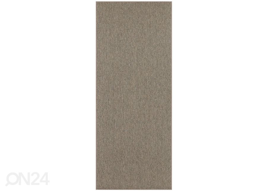 Narma sileäkudosmatto Bono™ brown 80x250 cm kuvasuurennos