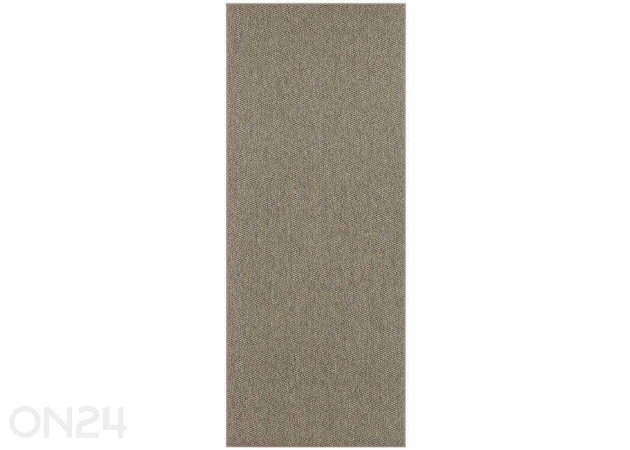 Narma sileäkudosmatto Bono™ brown 80x300 cm kuvasuurennos