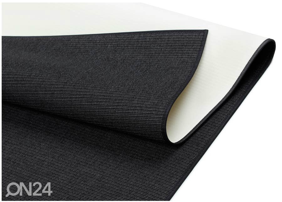Narma sileäkudosmatto Credo™ black 160x240 cm kuvasuurennos