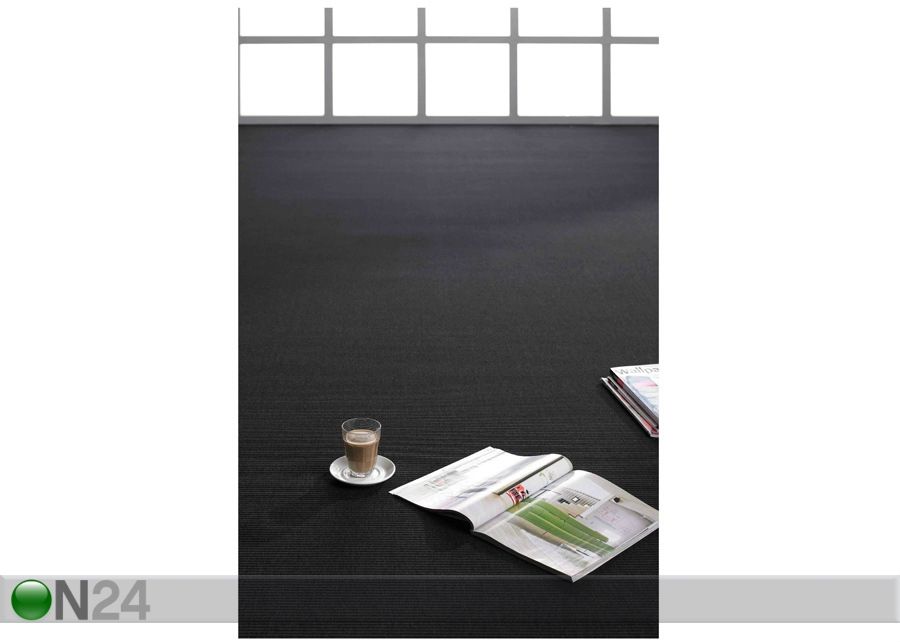 Narma sileäkudosmatto Credo™ black 200x300 cm kuvasuurennos