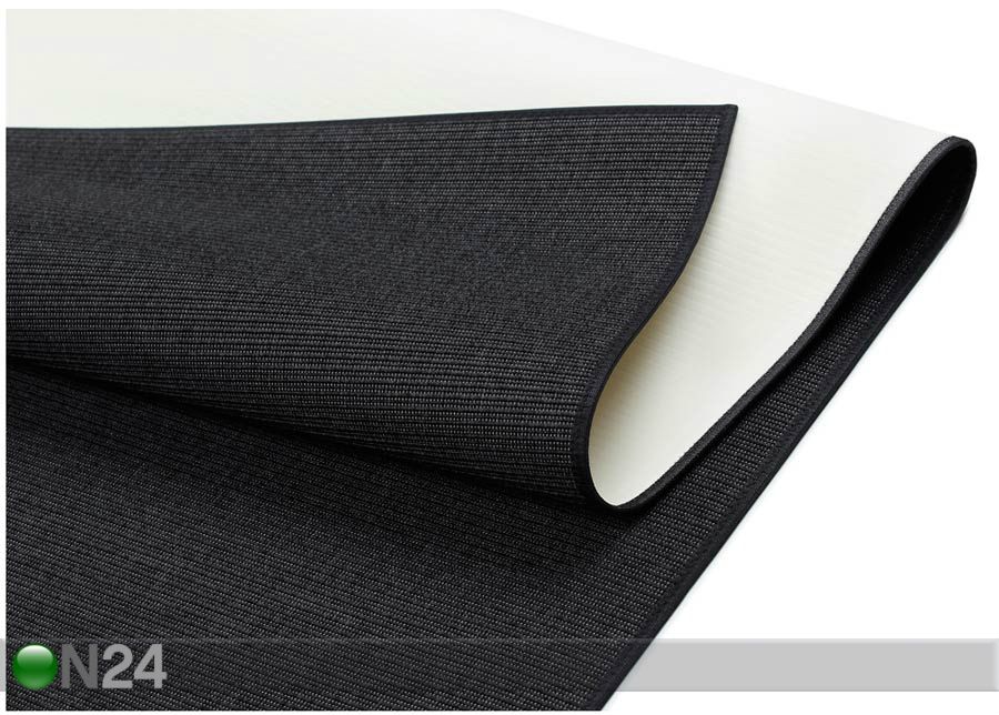 Narma sileäkudosmatto Credo™ black 200x300 cm kuvasuurennos