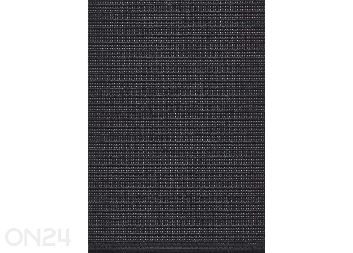 Narma sileäkudosmatto Credo™ black pyöreä Ø 160 cm kuvasuurennos