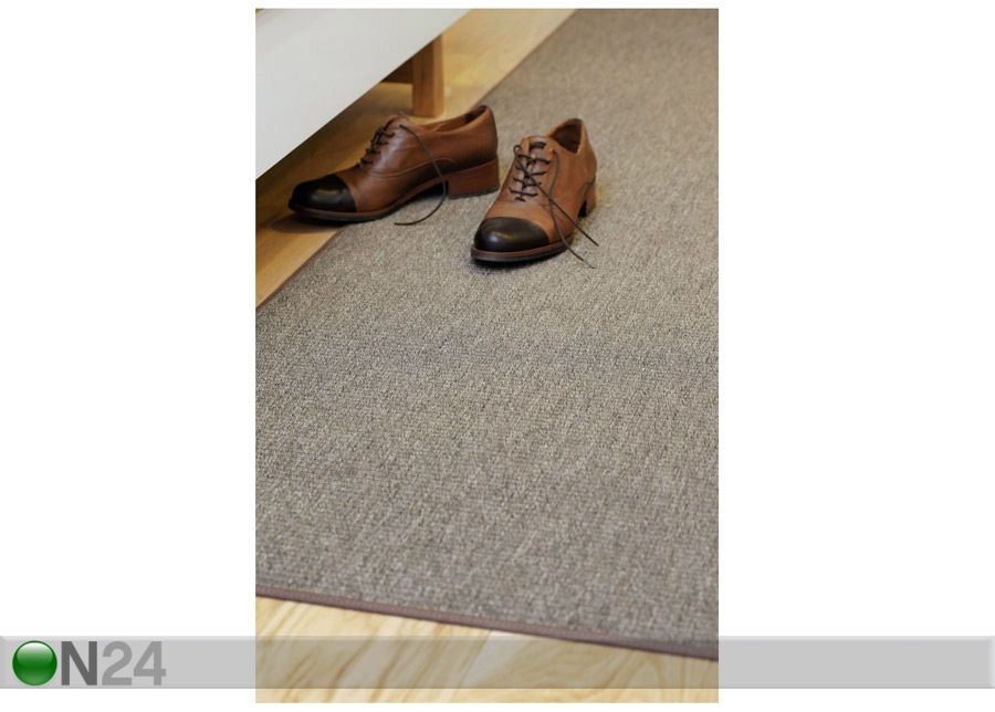Narma sileäkudosmatto Credo™ brown 200x300 cm kuvasuurennos