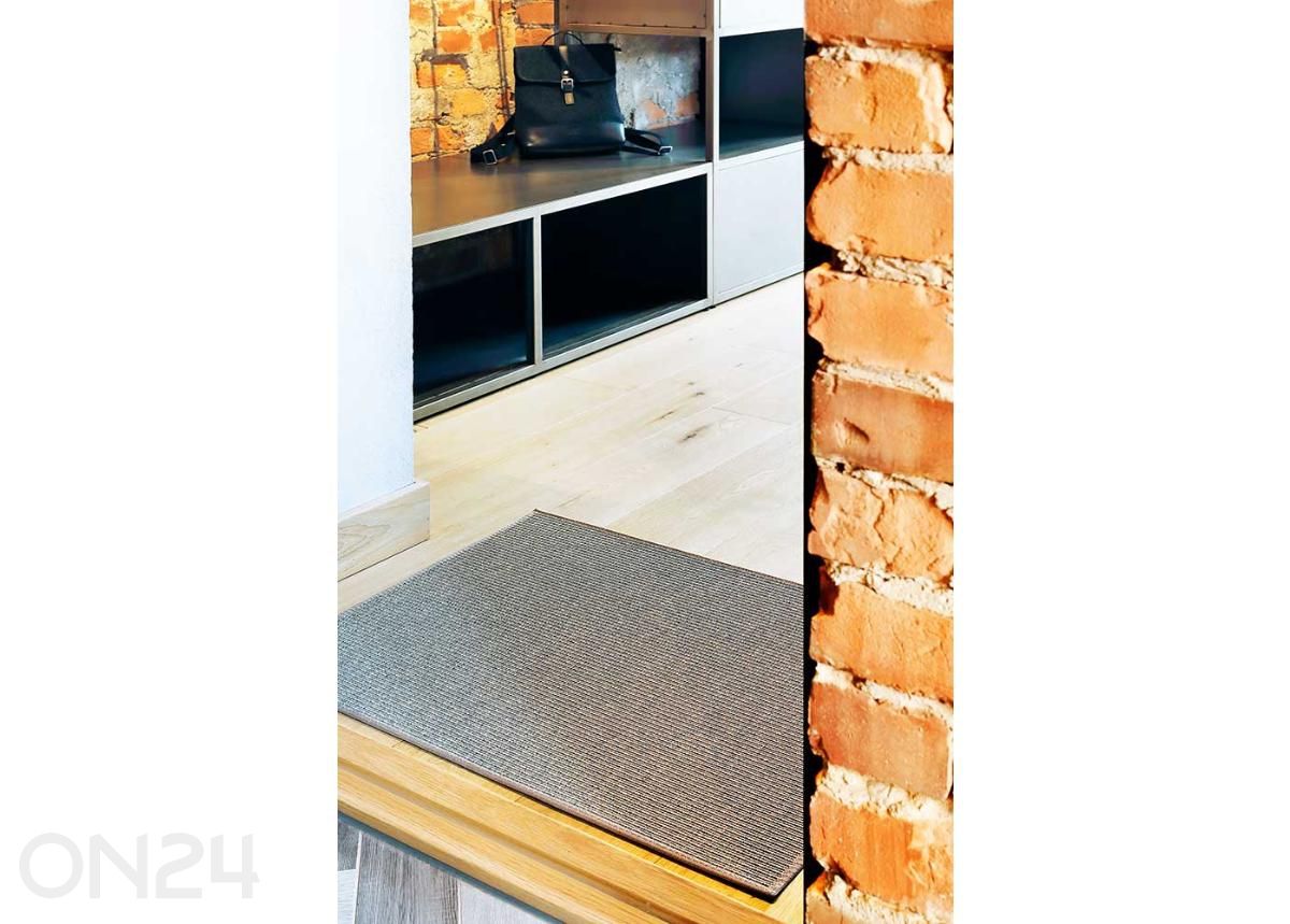 Narma sileäkudosmatto Credo™ brown 60x80 cm kuvasuurennos
