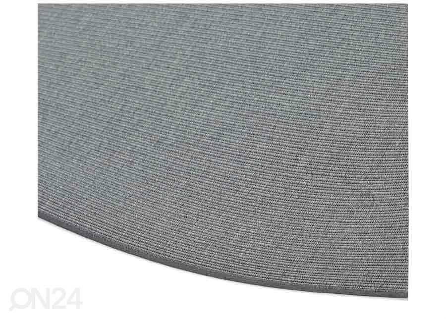 Narma sileäkudosmatto Credo™ grey pyöreä Ø 160 cm kuvasuurennos
