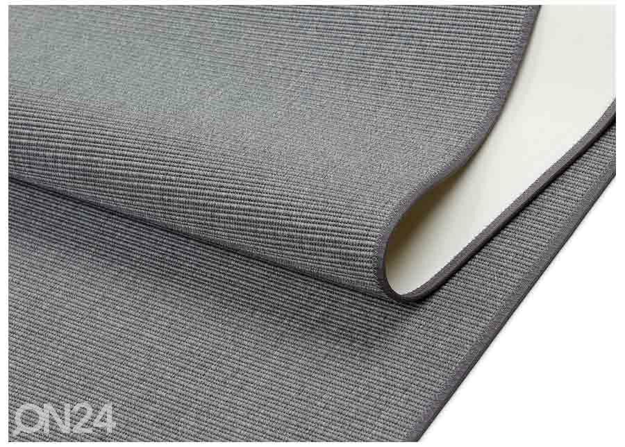 Narma sileäkudosmatto Credo™ grey pyöreä Ø 160 cm kuvasuurennos
