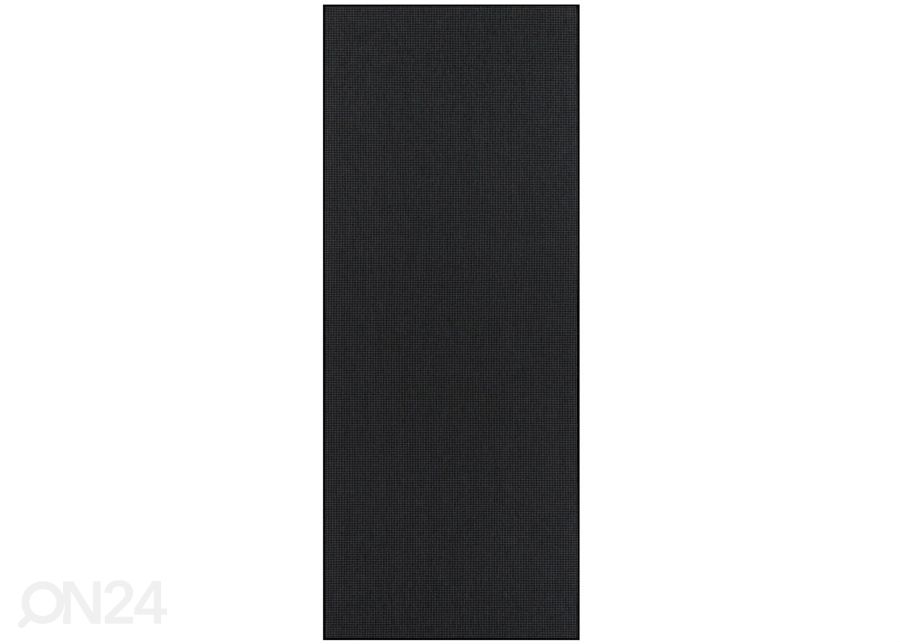 Narma sileäkudosmatto Limo™ black 80x400 cm kuvasuurennos