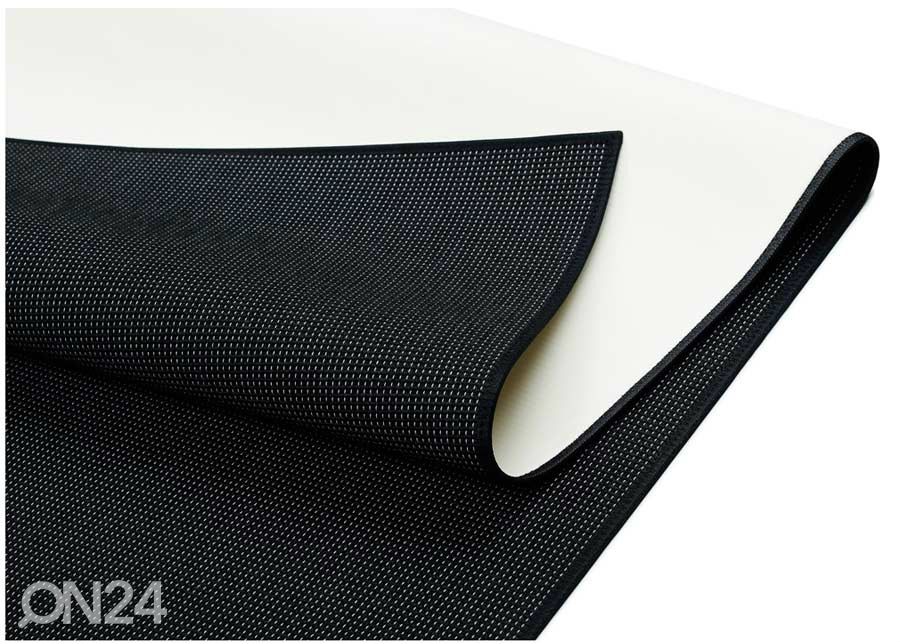 Narma sileäkudosmatto Limo™ black 80x400 cm kuvasuurennos