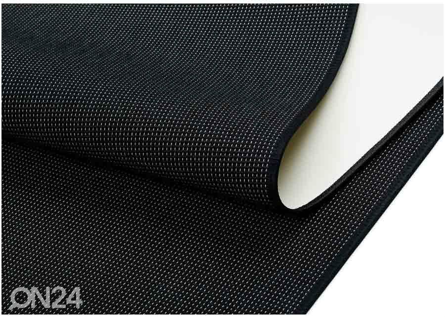 Narma sileäkudosmatto Limo™ black pyöreä Ø 160 cm kuvasuurennos