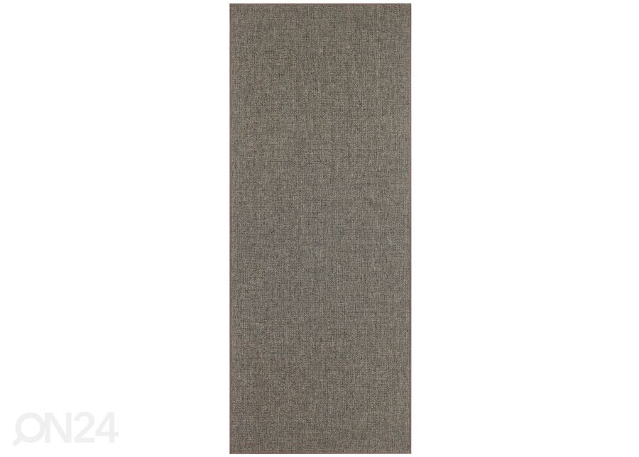 Narma sileäkudosmatto Limo™ brown 80x400 cm kuvasuurennos