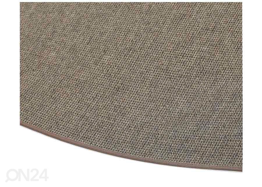 Narma sileäkudosmatto Limo™ brown pyöreä Ø 160 cm kuvasuurennos