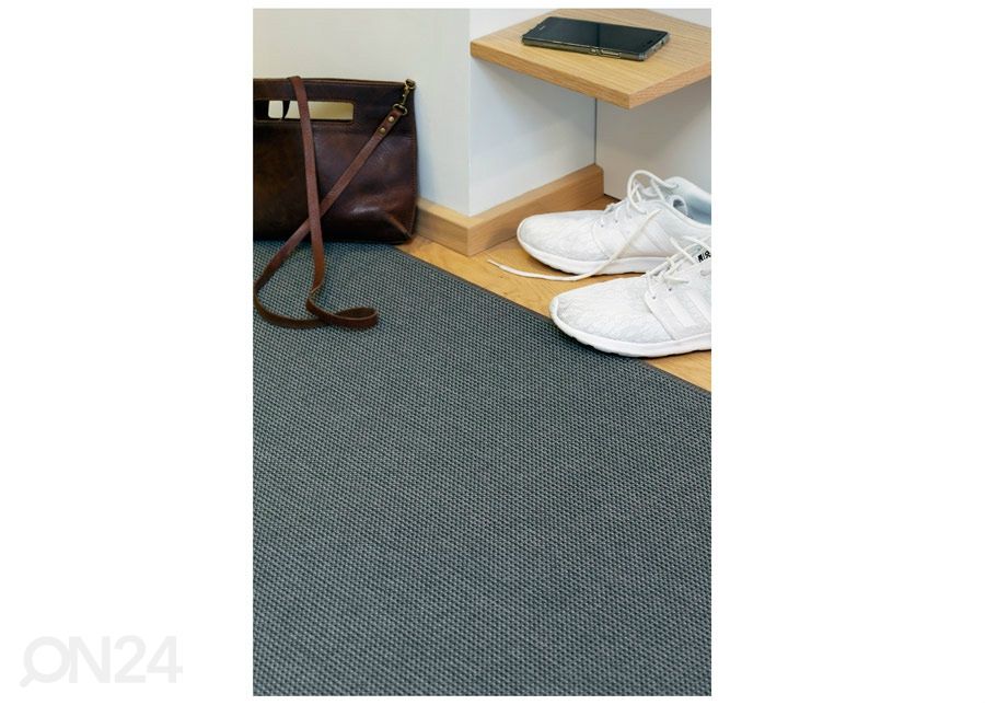 Narma sileäkudosmatto Limo™ carbon 80x400 cm kuvasuurennos