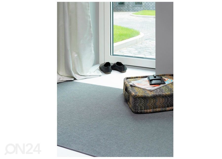 Narma sileäkudosmatto Limo™ carbon 80x400 cm kuvasuurennos