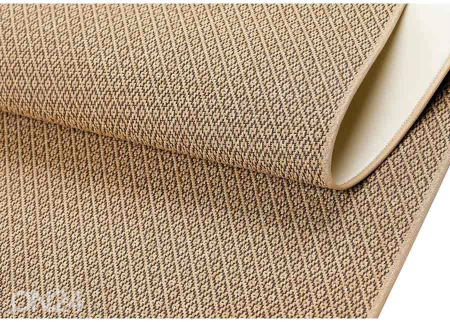 Narma sileäpintainen matto Bello™ beige pyöreä Ø 160 cm kuvasuurennos