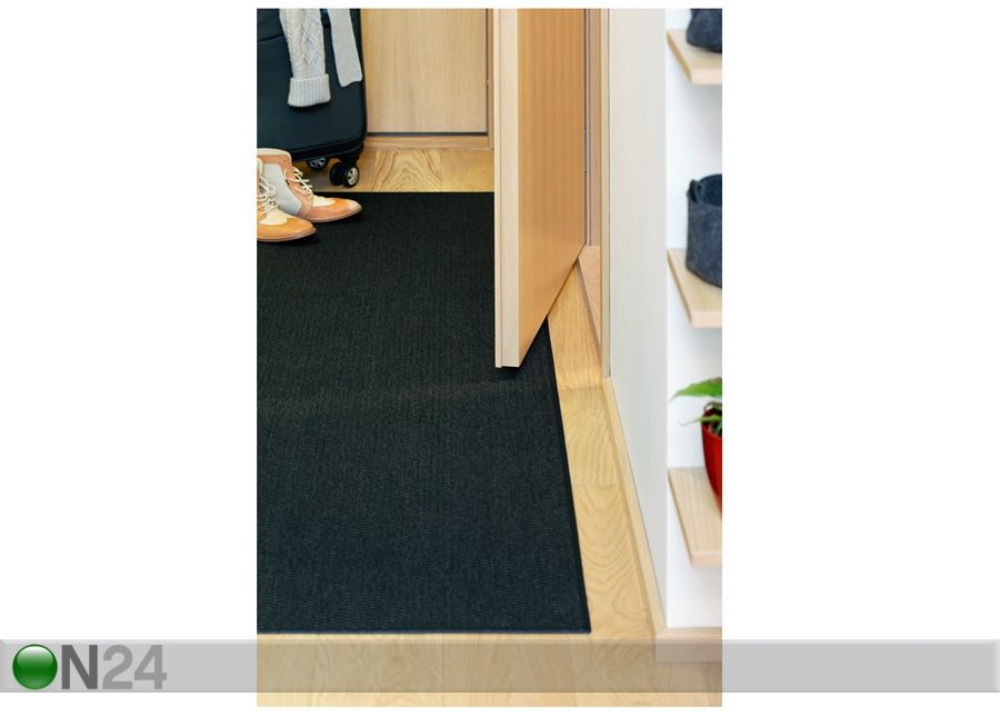 Narma sileäsidosmatto Bono black 80x150 cm kuvasuurennos