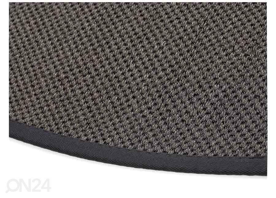 Narma sisalmatto Dragon™ anthracite pyöreä Ø 200 cm kuvasuurennos
